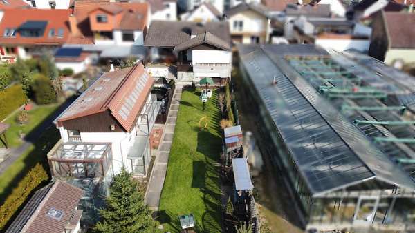 Luftaufnahme - Zweifamilienhaus in 64683 Einhausen mit 380m² kaufen