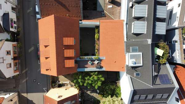 Luftaufnahme - Zweifamilienhaus in 64625 Bensheim mit 240m² kaufen