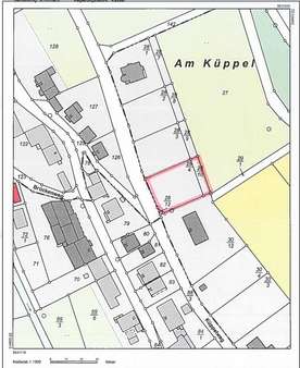 Lageplan - Grundstück in 34633 Ottrau mit 903m² kaufen