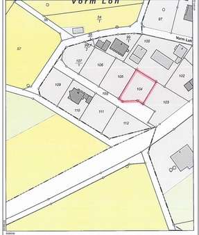 Lageplan - Grundstück in 34633 Ottrau mit 643m² kaufen