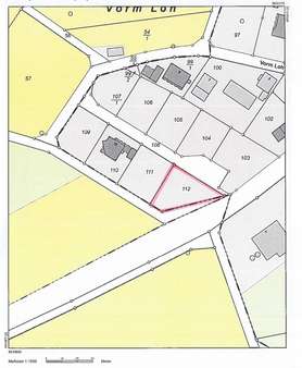 Lageplan - Grundstück in 34633 Ottrau mit 714m² kaufen