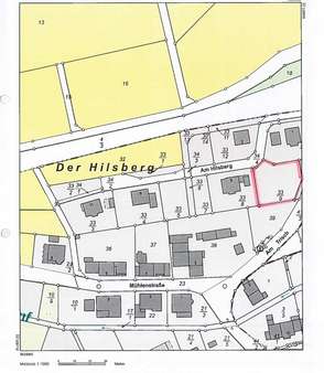 Lageplan - Grundstück in 34633 Ottrau mit 713m² kaufen