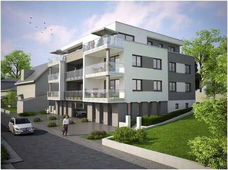 Nord-Ost-Ansicht - Penthouse-Wohnung in 34212 Melsungen mit 113m² kaufen