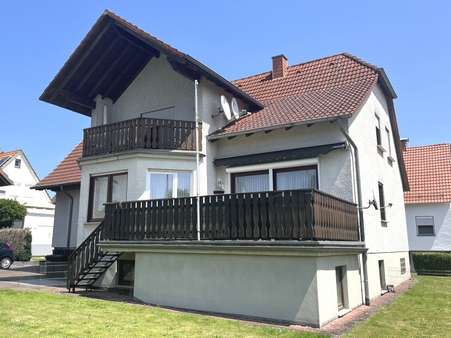 Rückansicht - Zweifamilienhaus in 34590 Wabern mit 208m² kaufen