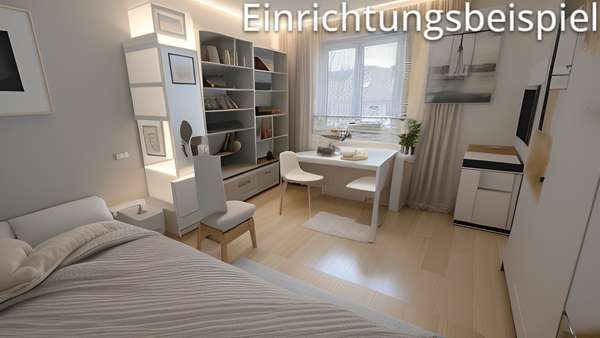 Schlafen Einrichtungsbeispiel Schlafen Einrichtungsbeispiel - Etagenwohnung in 72074 Tübingen mit 93m² kaufen