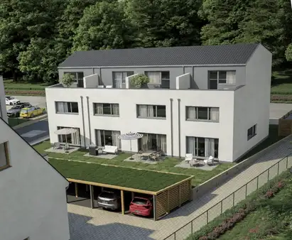 **"Wohnen am Weiher" - bezugsfertiger NEUBAU : Modernes Reihenendhaus  mit Keller in Bischofsheim***