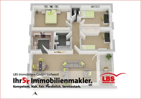 NEUSTADT- TOP gepflegte 4 Zimmer Eigentumswohnung! 