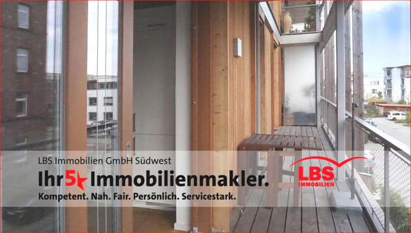 Balkonblick  - Etagenwohnung in 68159 Mannheim mit 79m² kaufen