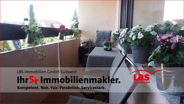 kleiner Balkon kleiner Balkon - Etagenwohnung in 76863 Herxheim mit 78m² kaufen