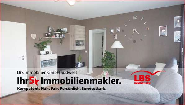 Wohnzimmer Wohnzimmer - Etagenwohnung in 76863 Herxheim mit 78m² kaufen
