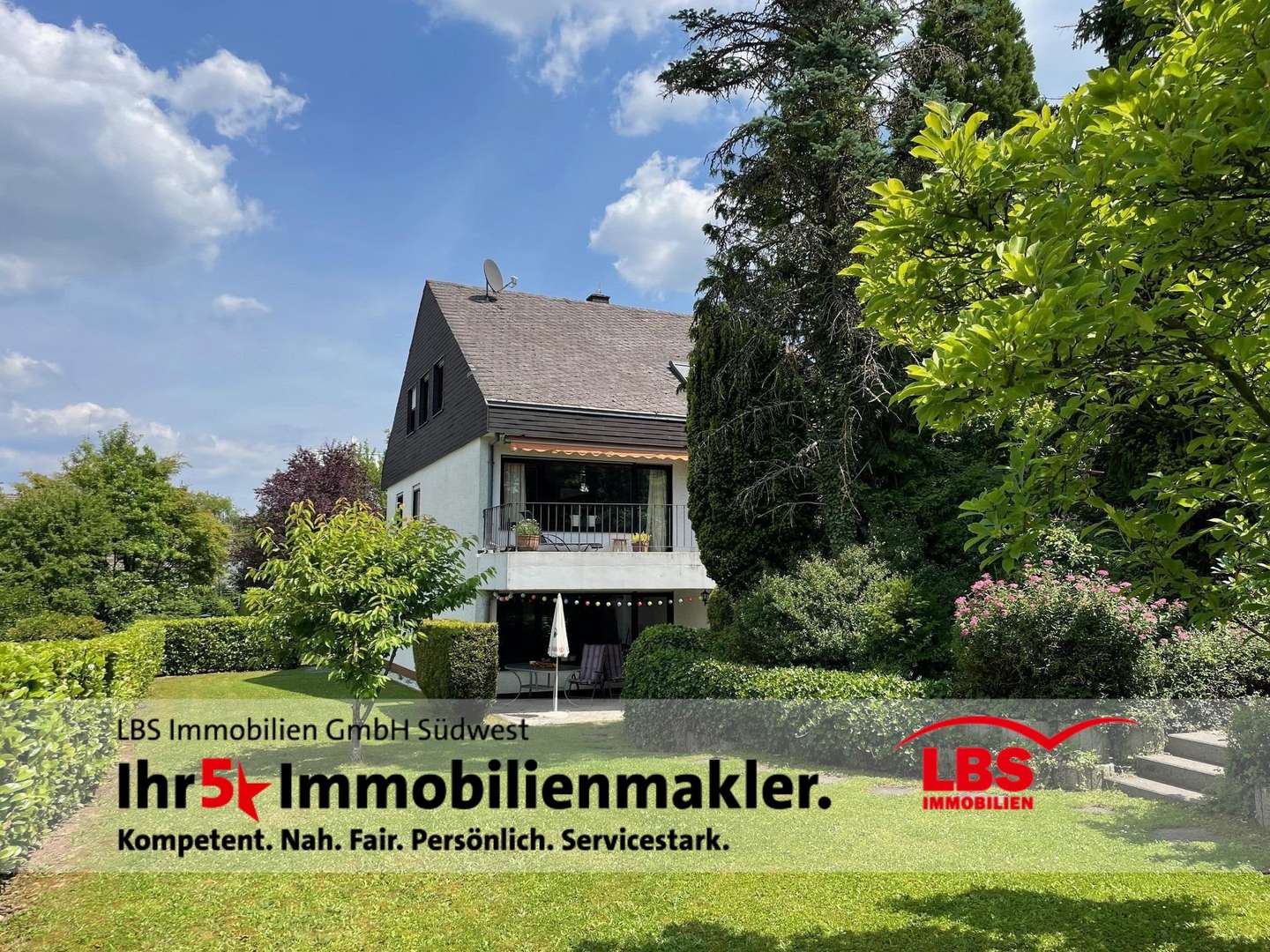 Gartenansicht Gartenansicht - Einfamilienhaus in 54295 Trier mit 220m² kaufen