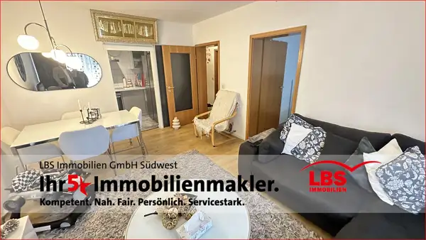 *** Gepflegt 2-ZKB-Balkon Wohnung mit TG-Stellplatz ***