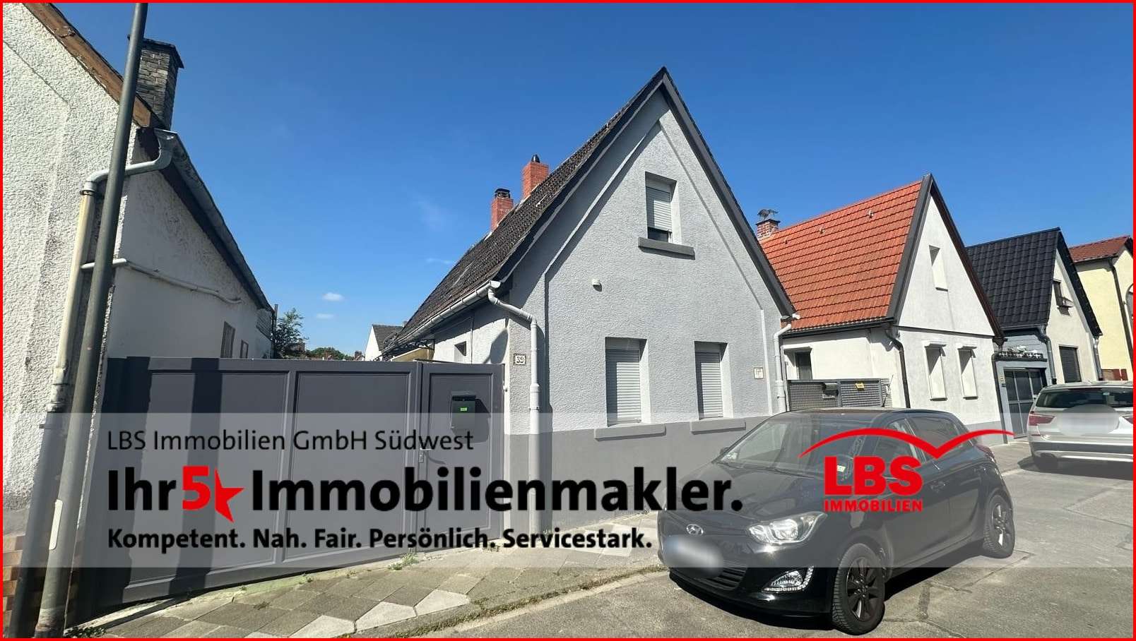 Straßenansicht Straßenansicht - Einfamilienhaus in 67063 Ludwigshafen mit 60m² kaufen