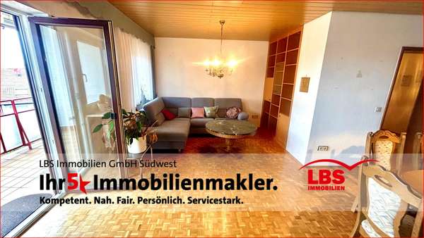 Wohnzimmer - Etagenwohnung in 67346 Speyer mit 99m² kaufen