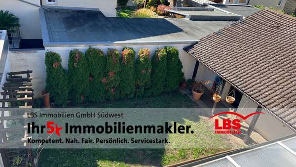 Gartenansicht Gartenansicht - Doppelhaushälfte in 67459 Böhl-Iggelheim mit 110m² kaufen