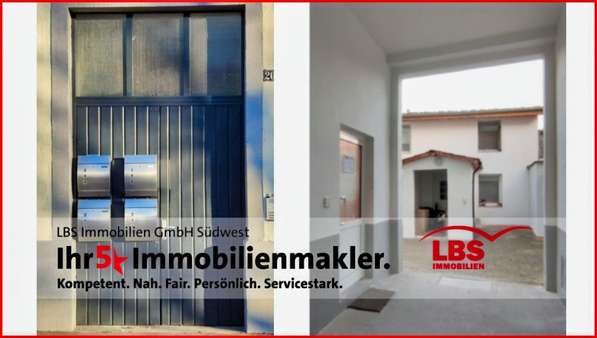 Grundstückstor und Eingänge Grundstückstor und Eingänge - Mehrfamilienhaus in 69469 Weinheim mit 210m² kaufen