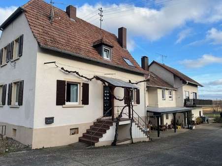 Westansicht - Zweifamilienhaus in 76889 Pleisweiler-Oberhofen mit 250m² kaufen