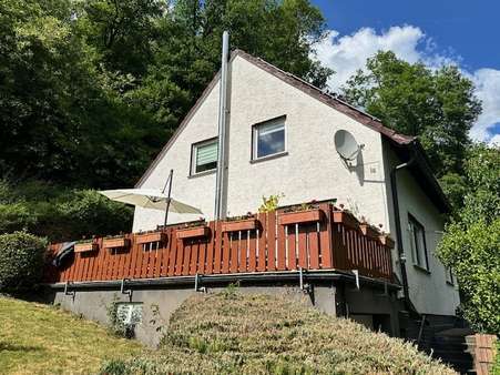 Süd-West Ansicht - Zweifamilienhaus in 56567 Neuwied mit 126m² als Kapitalanlage kaufen