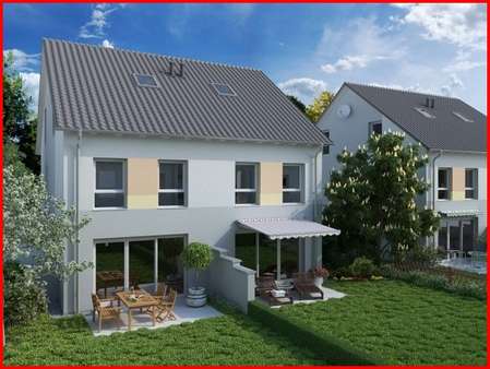 01_DH141_Terrasse - Doppelhaushälfte in 67308 Albisheim mit 141m² kaufen
