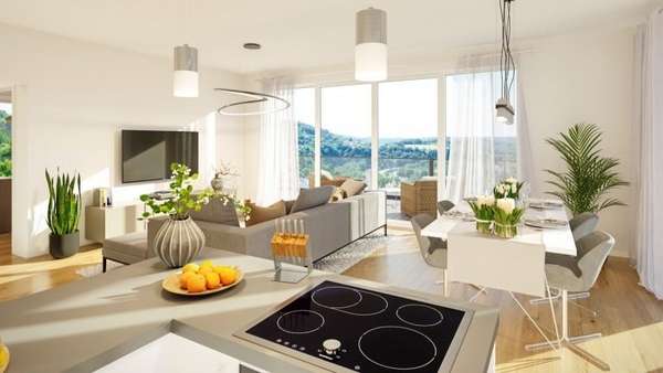 Küche - Etagenwohnung in 55743 Idar-Oberstein mit 83m² als Kapitalanlage kaufen