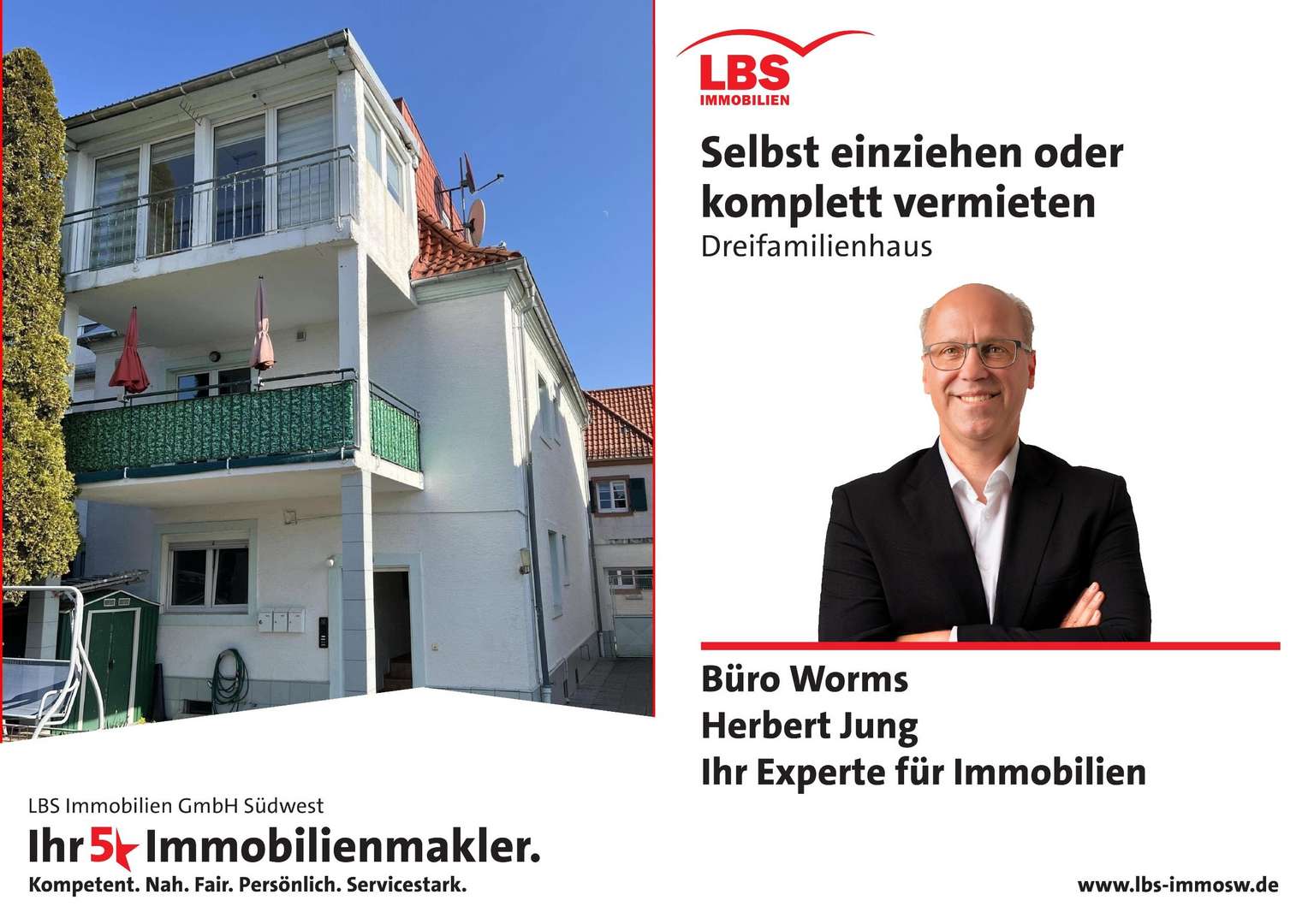 Ihr Experte rund um die Immobilie! Ihr Experte rund um die Immobilie! - Mehrfamilienhaus in 67549 Worms mit 160m² kaufen