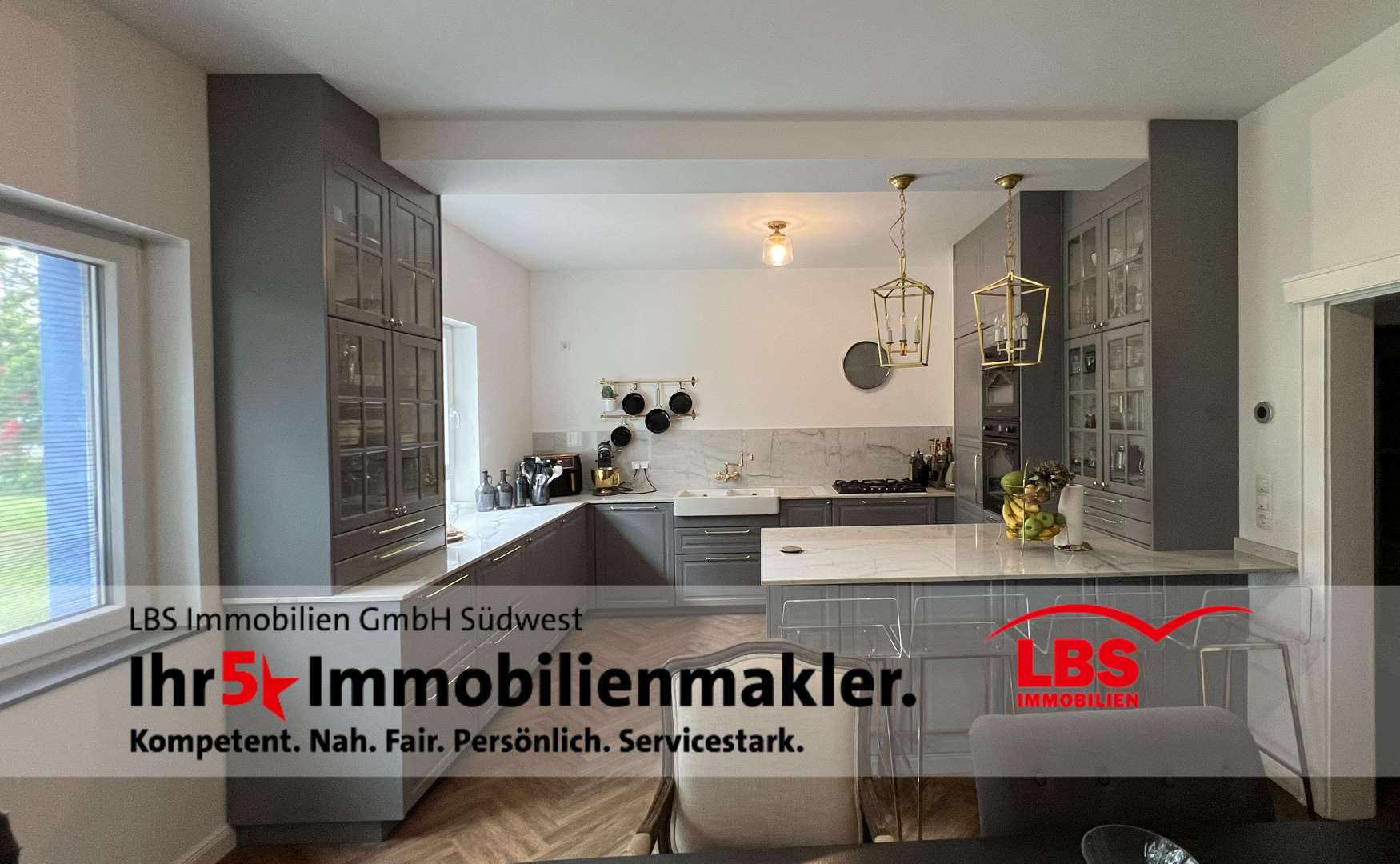Bilck in die Küche - Erdgeschosswohnung in 67547 Worms, Innenstadt mit 142m² kaufen