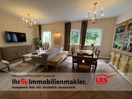 Wohnzimmer - Erdgeschosswohnung in 67547 Worms, Innenstadt mit 142m² kaufen