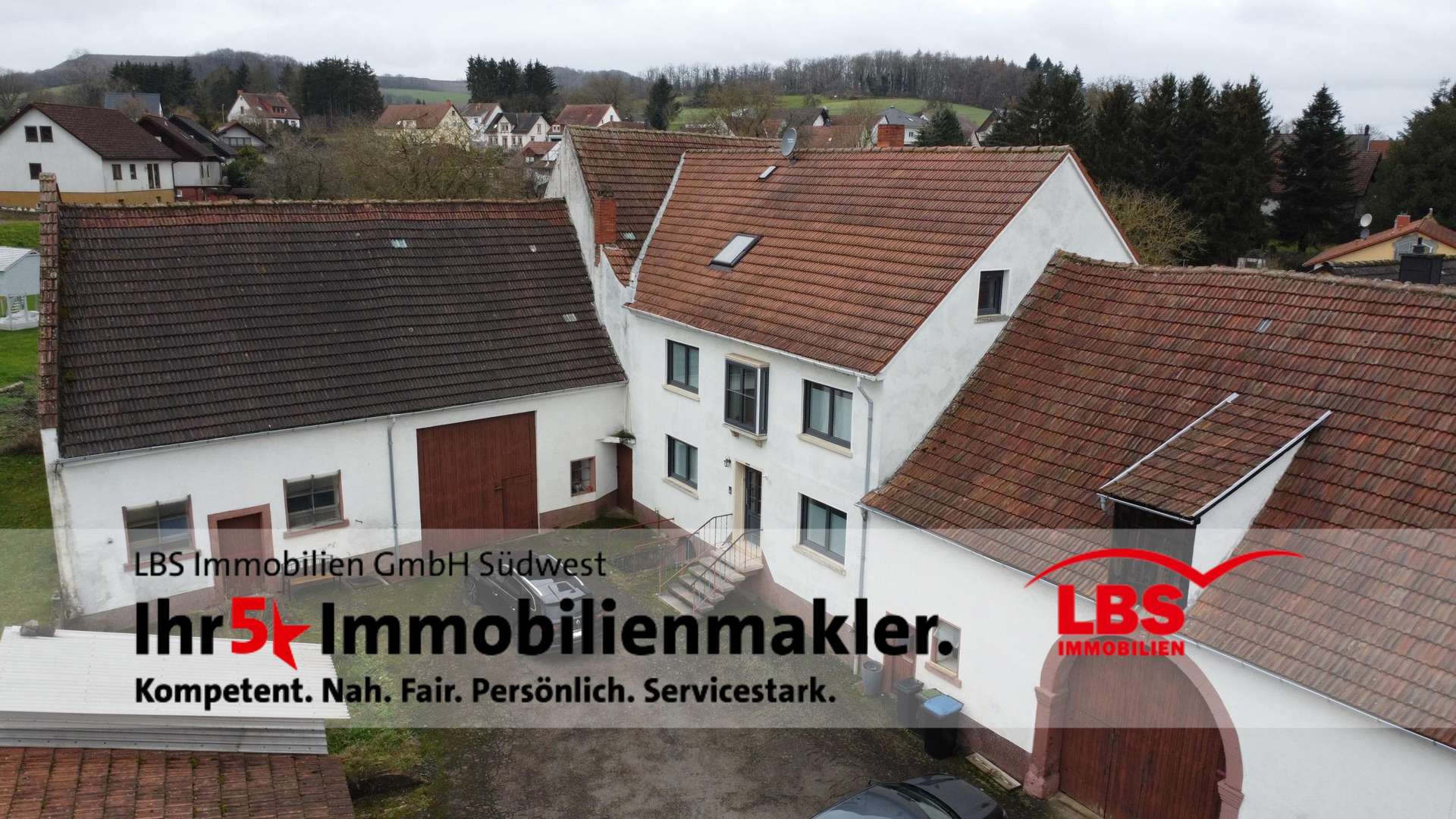 Außenansicht - Bauernhaus in 67753 Rothselberg mit 209m² kaufen