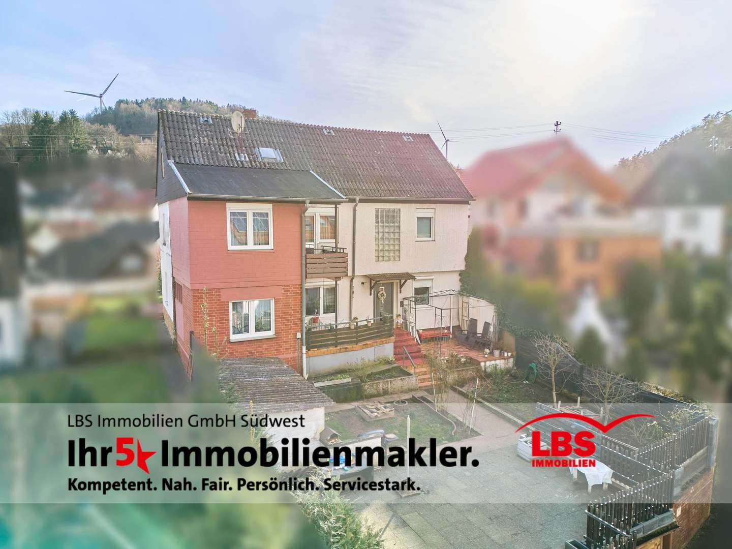 Dronenfoto 1 - Einfamilienhaus in 66851 Linden mit 205m² kaufen