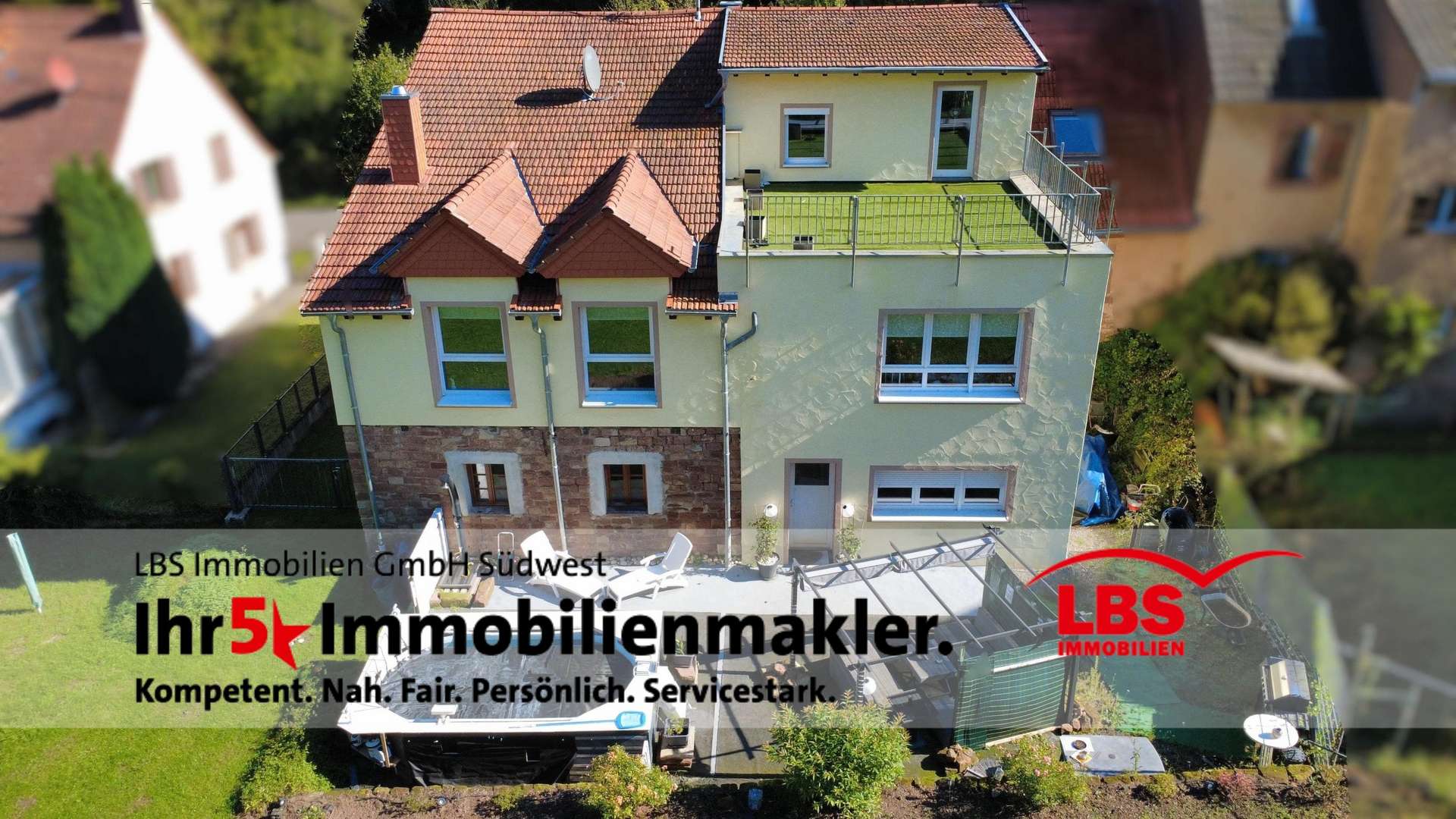 Rückansicht Rückansicht - Bauernhaus in 66482 Zweibrücken mit 179m² kaufen