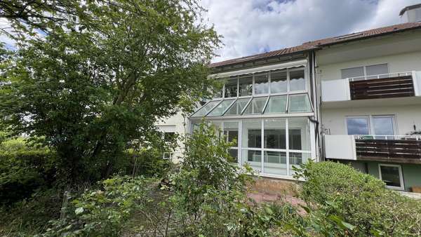 Hausansicht vom Garten - Reihenmittelhaus in 73207 Plochingen mit 121m² kaufen