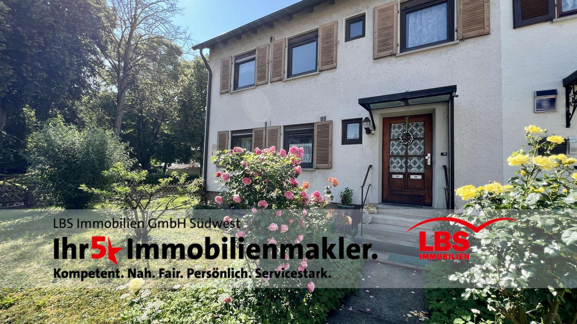 Hauseingang Hauseingang - Doppelhaushälfte in 73779 Deizisau mit 108m² kaufen