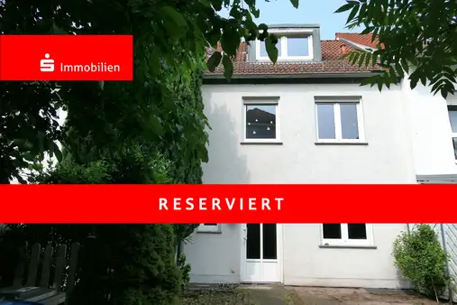 Reihenmittelhaus mit kleinem Garten und Garage in Flörsheim am Main