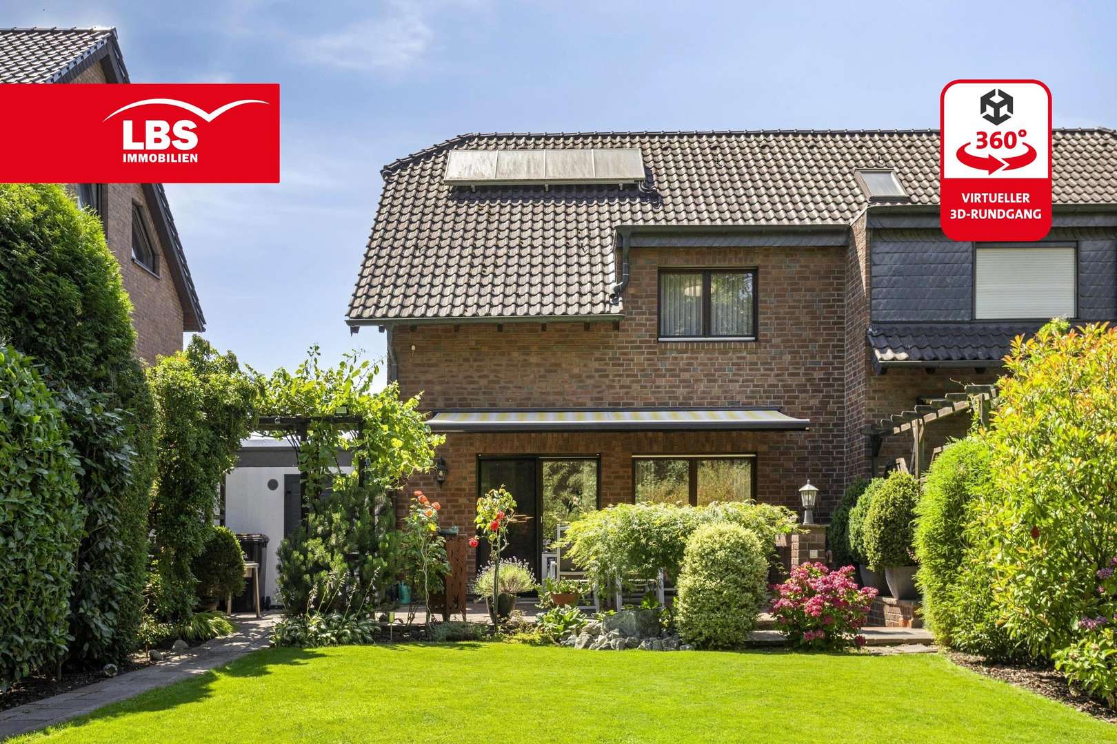 Gartenansicht Gartenansicht - Doppelhaushälfte in 47443 Moers mit 140m² kaufen