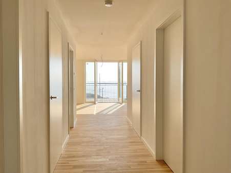 Flur mit Rheinblick - Etagenwohnung in 46446 Emmerich mit 93m² mieten