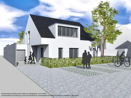 Ruhiges Baugrundstück in 2. Reihe  für ein freistehendes Einfamilienhaus