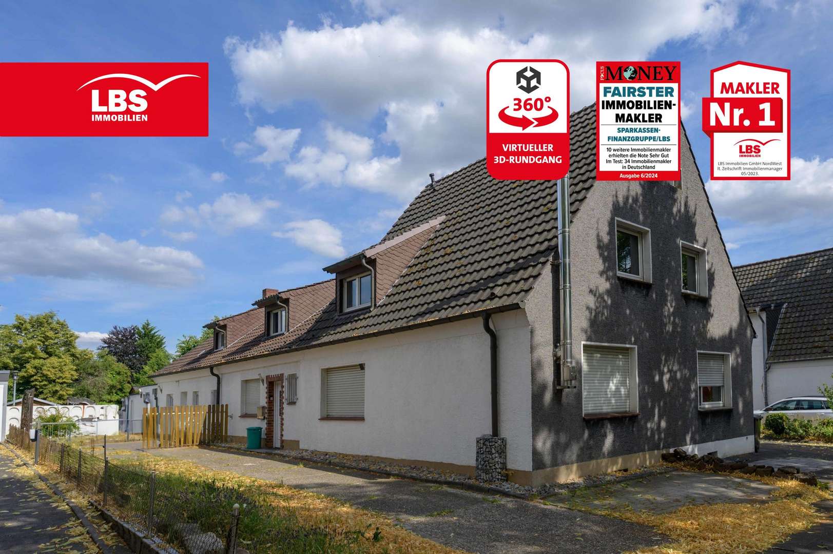 01-Außenansicht 01-Außenansicht - Doppelhaushälfte in 59073 Hamm mit 95m² kaufen