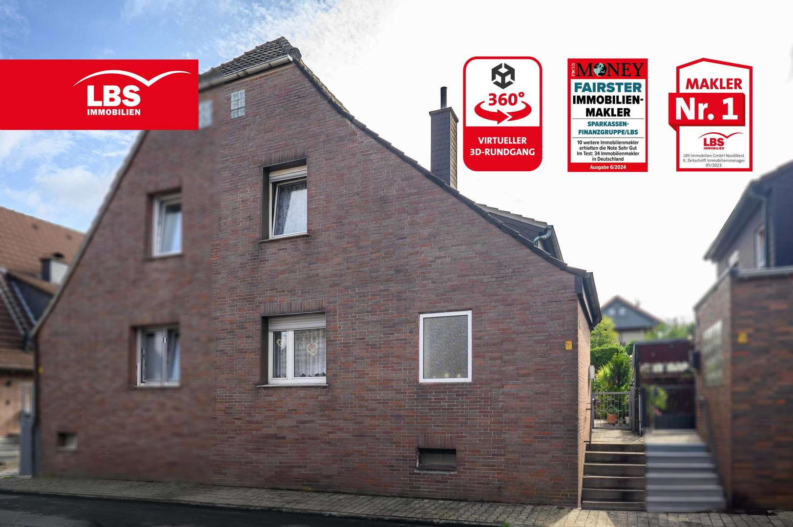 01-Außenansicht 01-Außenansicht - Doppelhaushälfte in 59379 Selm mit 90m² kaufen