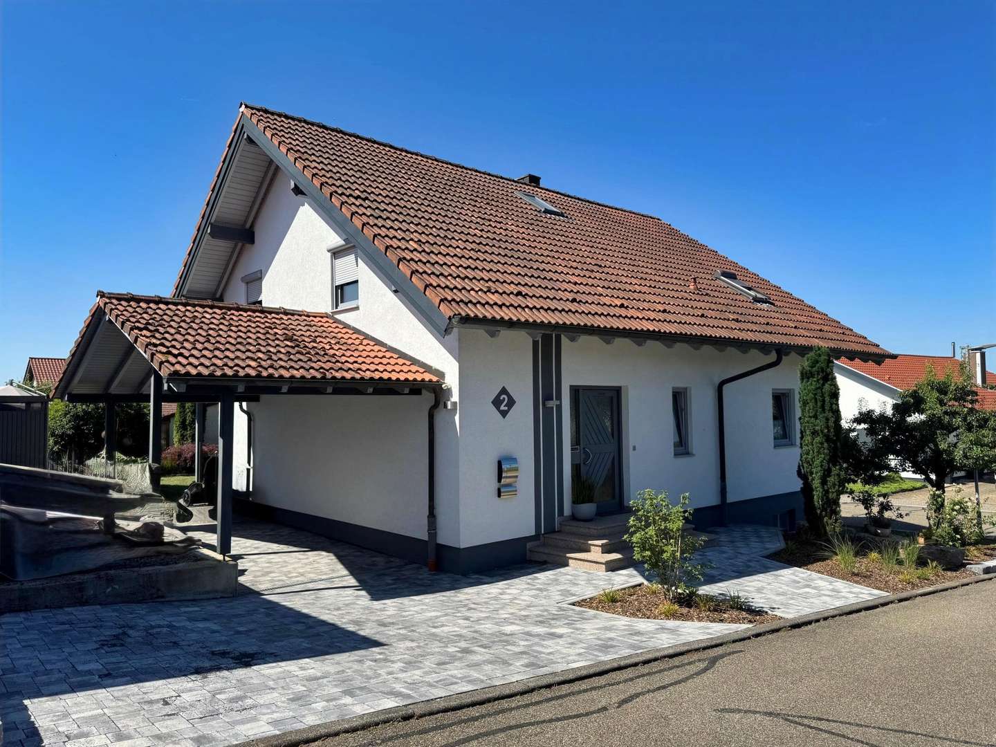 Hausvorderseite Hausvorderseite - Einfamilienhaus in 74928 Hüffenhardt mit 148m² kaufen