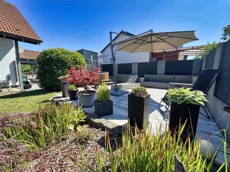 Terrasse Terrasse - Einfamilienhaus in 74928 Hüffenhardt mit 148m² kaufen