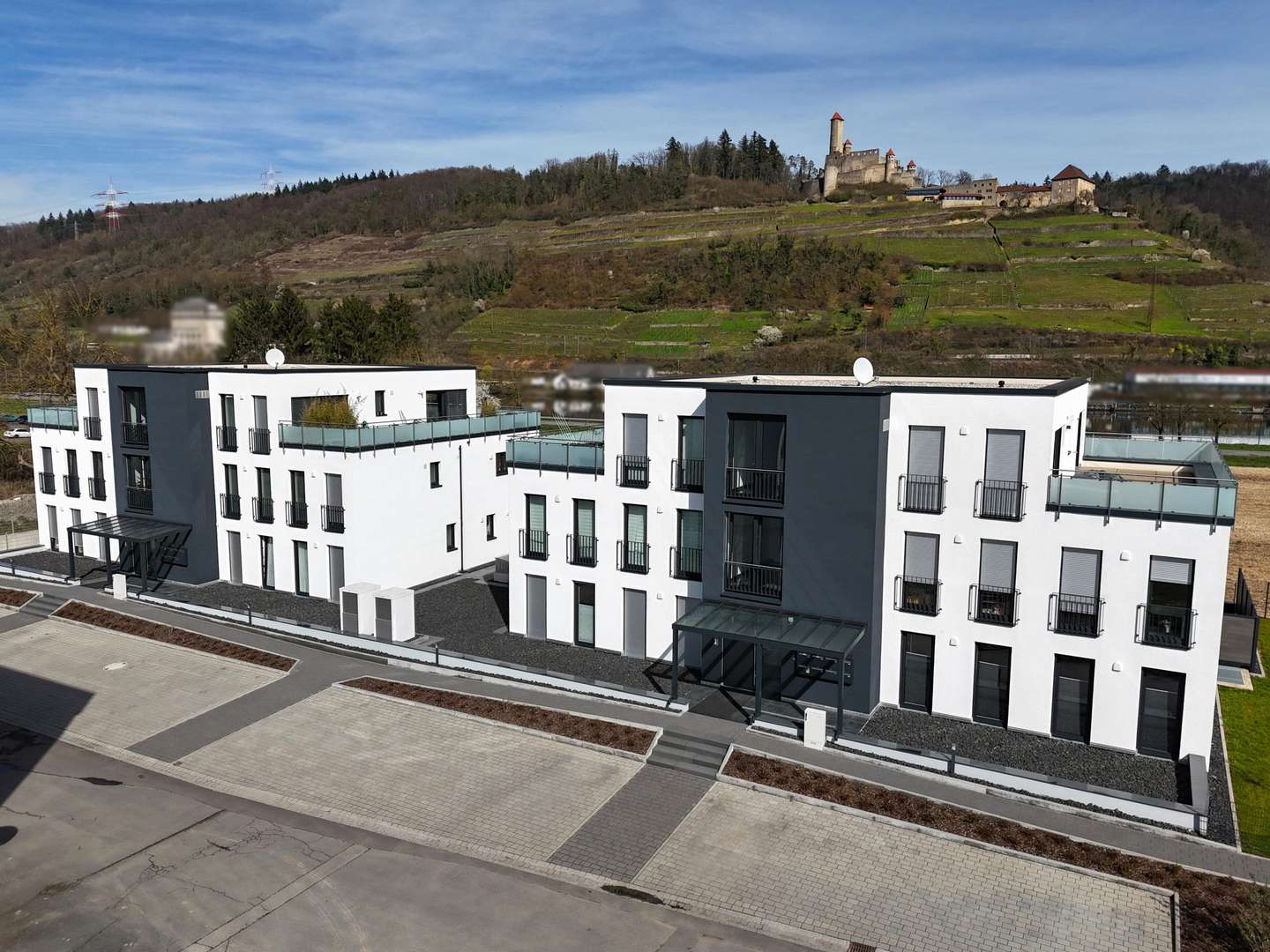 Visualisierung Nachbargebäude - Erdgeschosswohnung in 74855 Haßmersheim mit 121m² kaufen