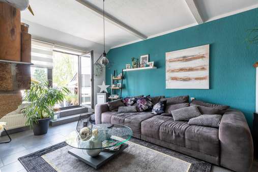 Wohnzimmer - Maisonette-Wohnung in 45711 Datteln mit 107m² kaufen
