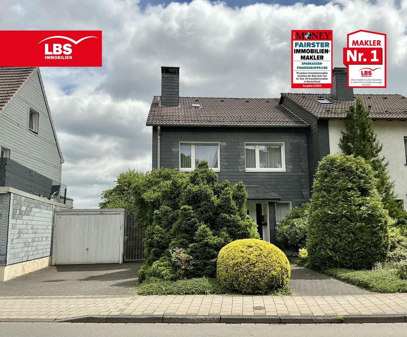 Außenansicht Außenansicht - Doppelhaushälfte in 42477 Radevormwald mit 115m² kaufen