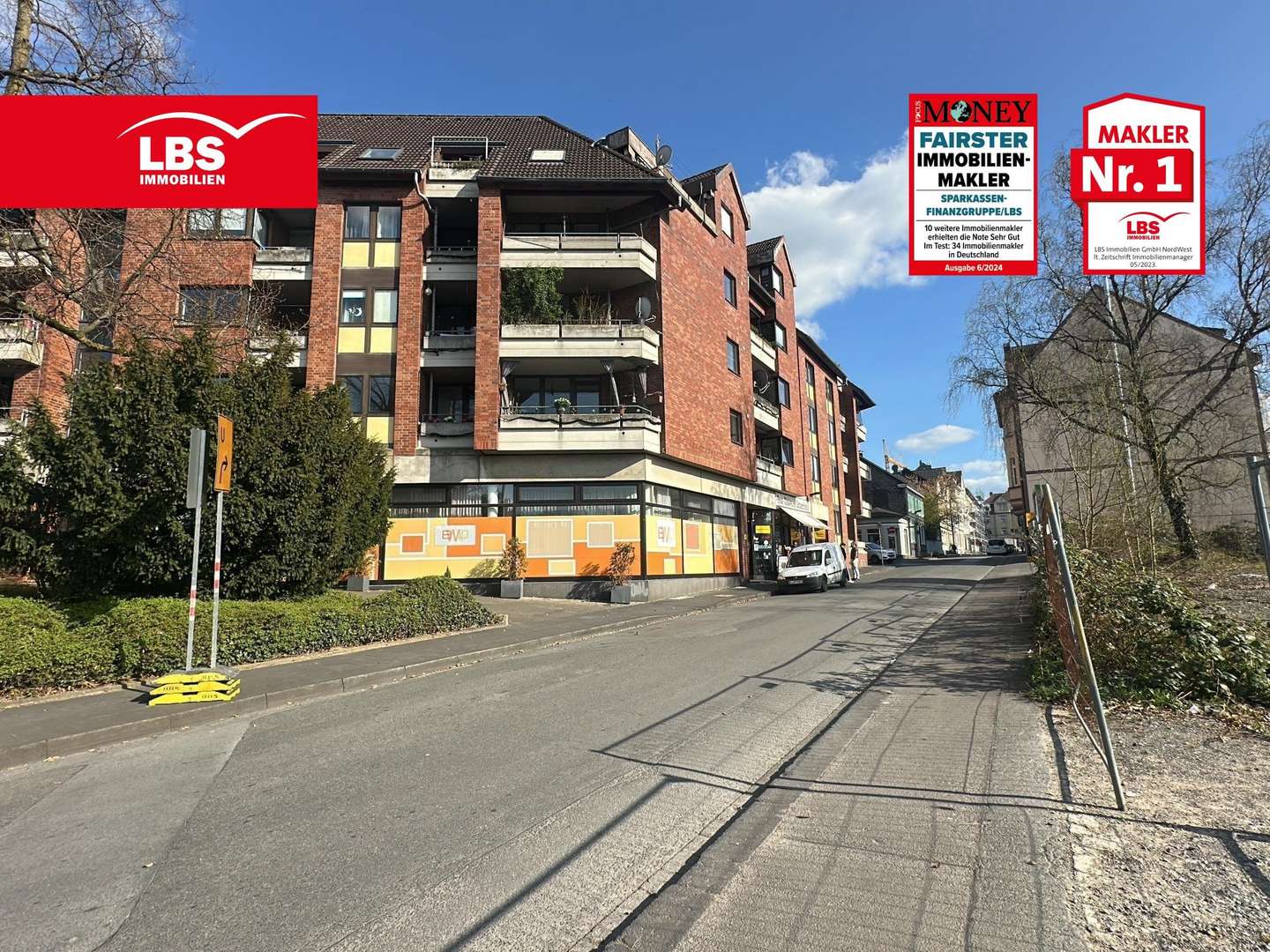 Straßenseite Straßenseite - Etagenwohnung in 42651 Solingen mit 55m² als Kapitalanlage kaufen