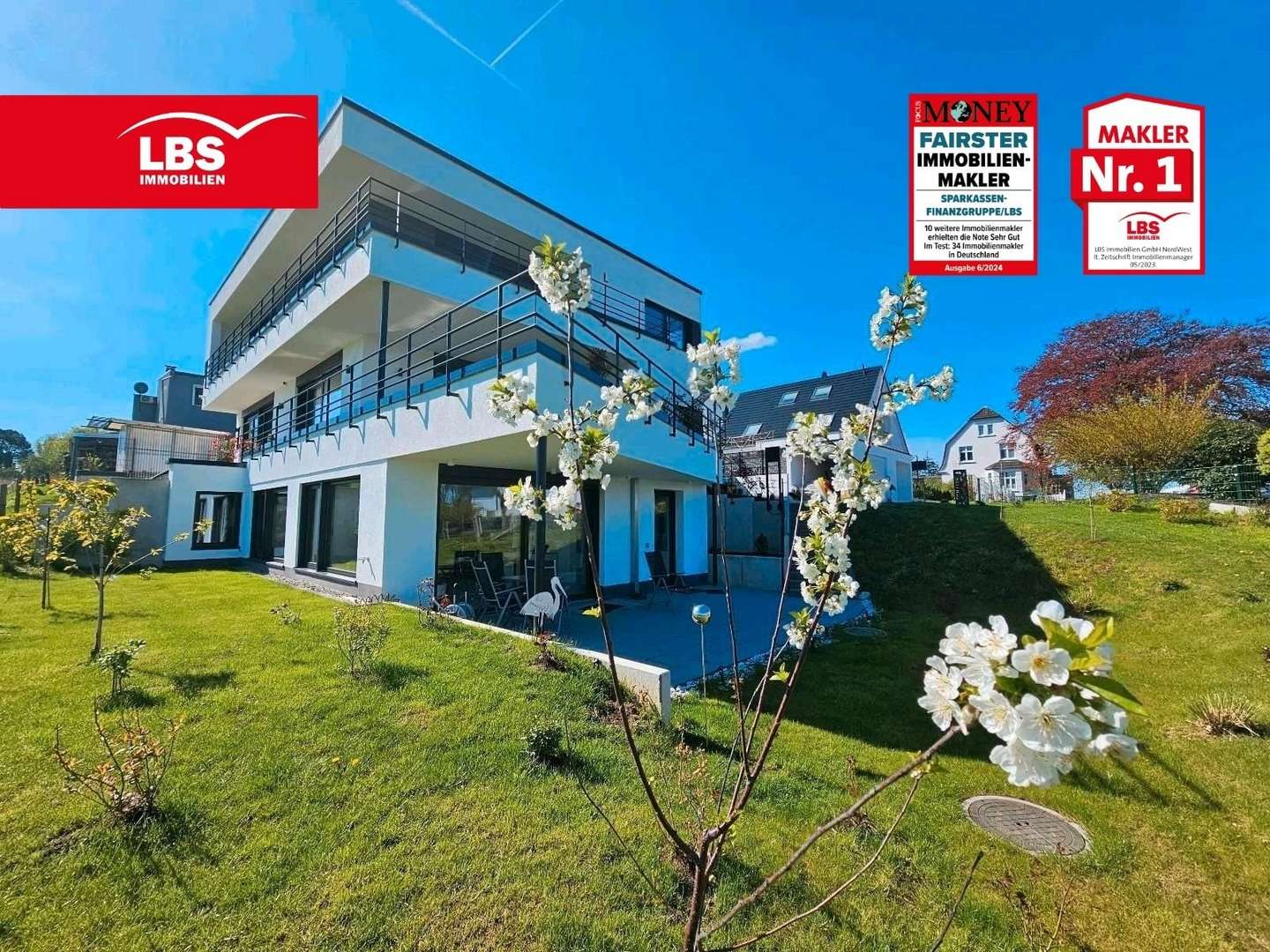 Gartenansicht - Villa in 42655 Solingen mit 480m² kaufen