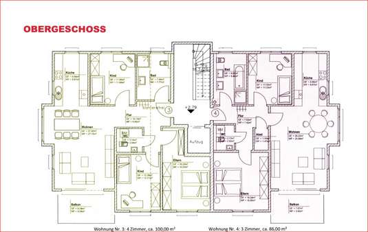 GrundrissOG - Erdgeschosswohnung in 79848 Bonndorf mit 86m² kaufen