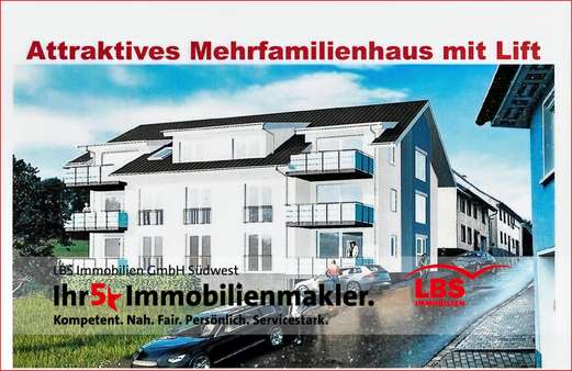Titelbild - Dachgeschosswohnung in 79848 Bonndorf mit 100m² kaufen