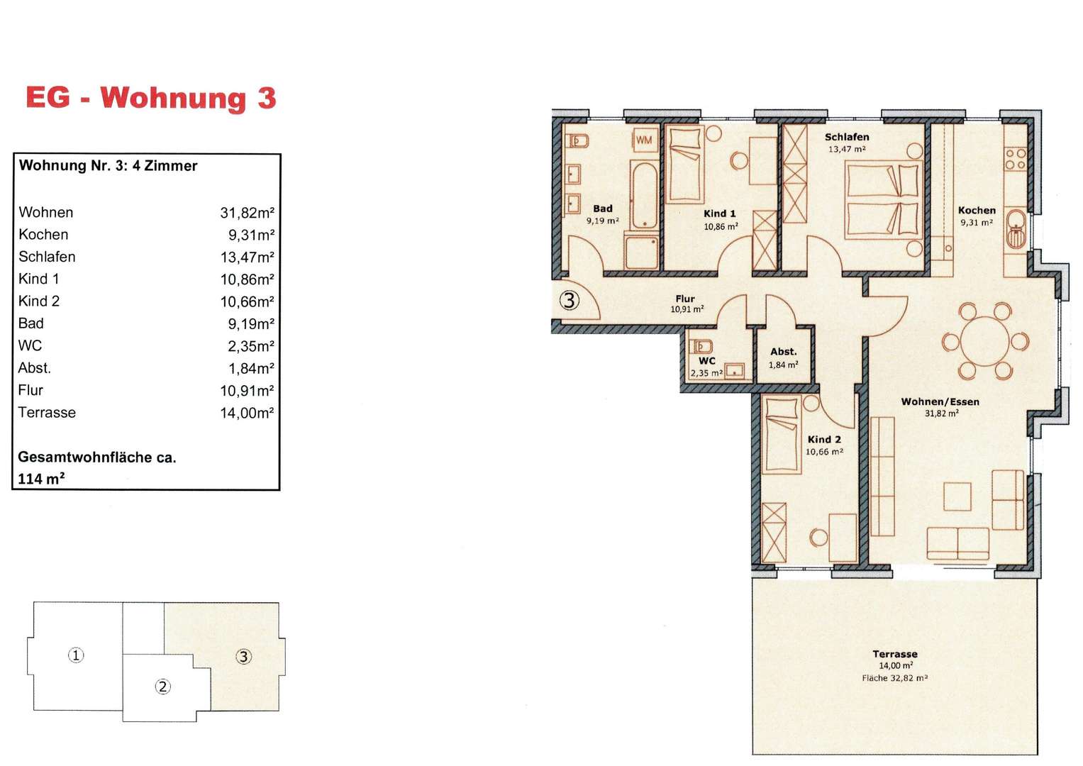 Wohnung3 - Erdgeschosswohnung in 79780 Stühlingen mit 114m² kaufen