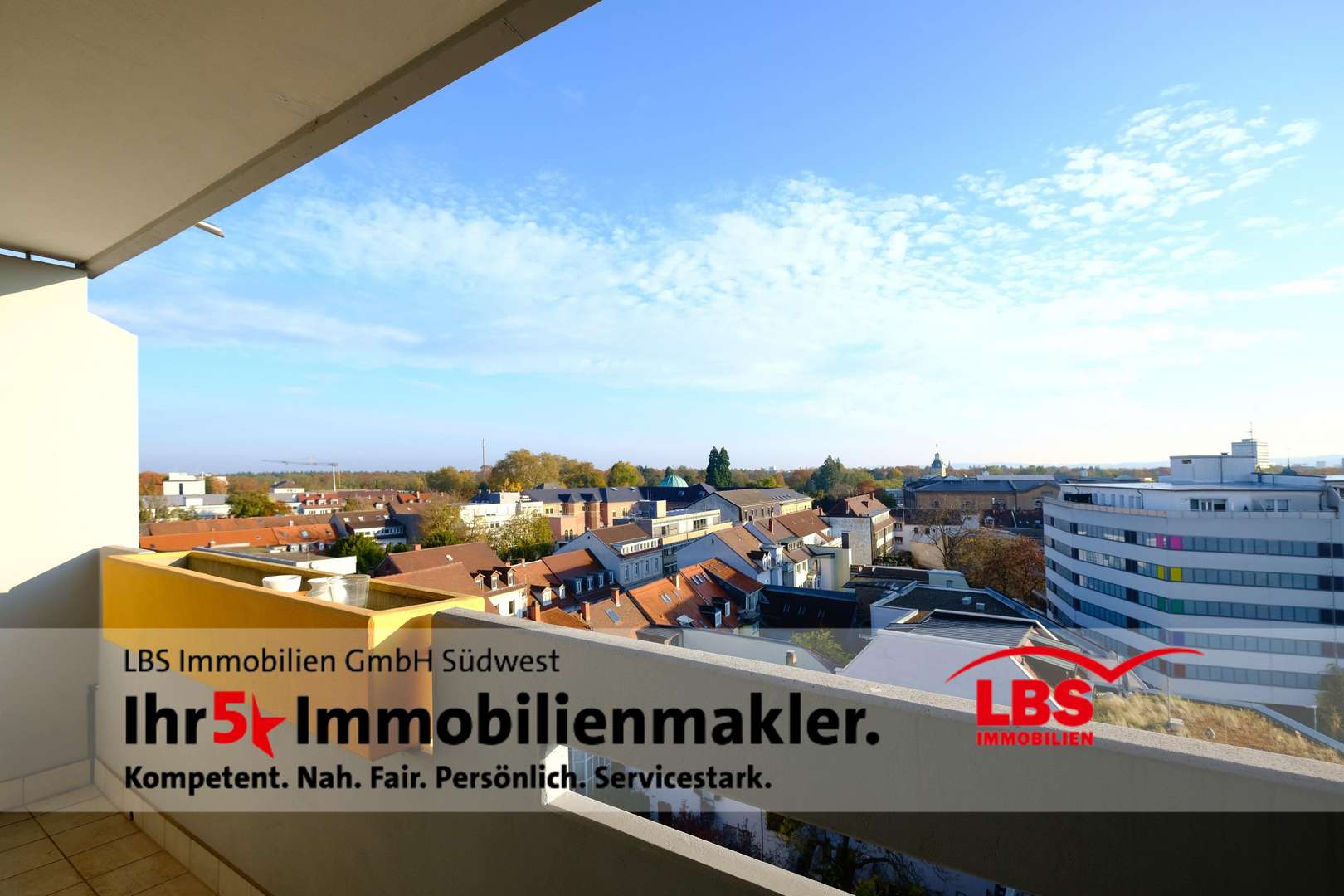 Balkon - Etagenwohnung in 76133 Karlsruhe mit 72m² kaufen