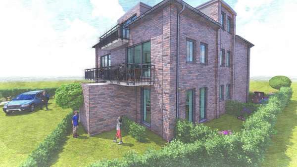 Seite Balkon - Mehrfamilienhaus in 48683 Ahaus mit 303m² kaufen